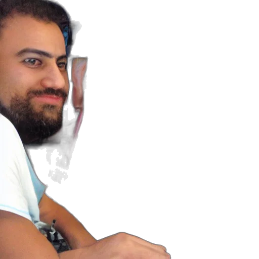 staff, face, photorealistic, pixel art transparent PNG cut-out