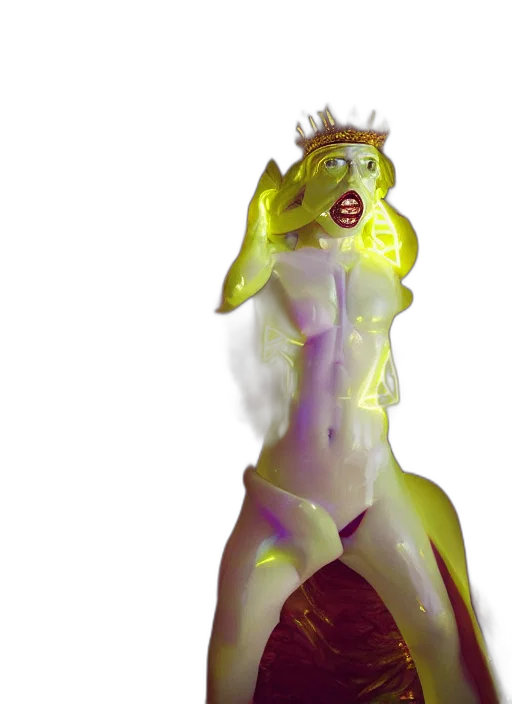 crown, creature, 3d render, concept art transparent PNG cut-out