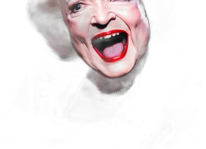 face, mask, creature, photorealistic transparent PNG cut-out