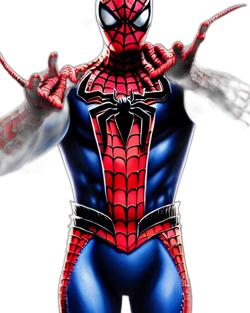 comic book art, concept art, 3d render, photorealistic transparent PNG cut-out