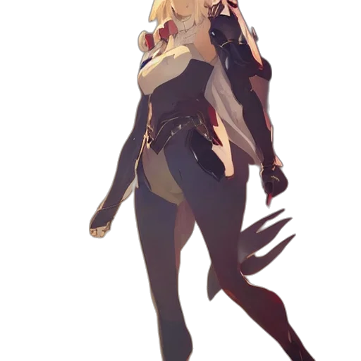 jacket, weapon, staff, dress transparent PNG cut-out
