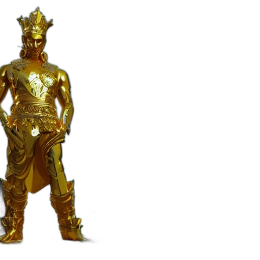 crown, 3d render, concept art, golden transparent PNG cut-out