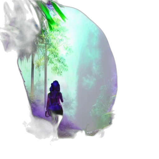 tree, mask, creature, dress transparent PNG cut-out