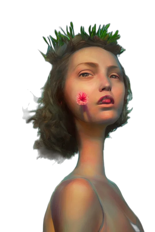 crown, face, creature, mask transparent PNG cut-out