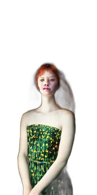 dress, face, hair, crown transparent PNG cut-out