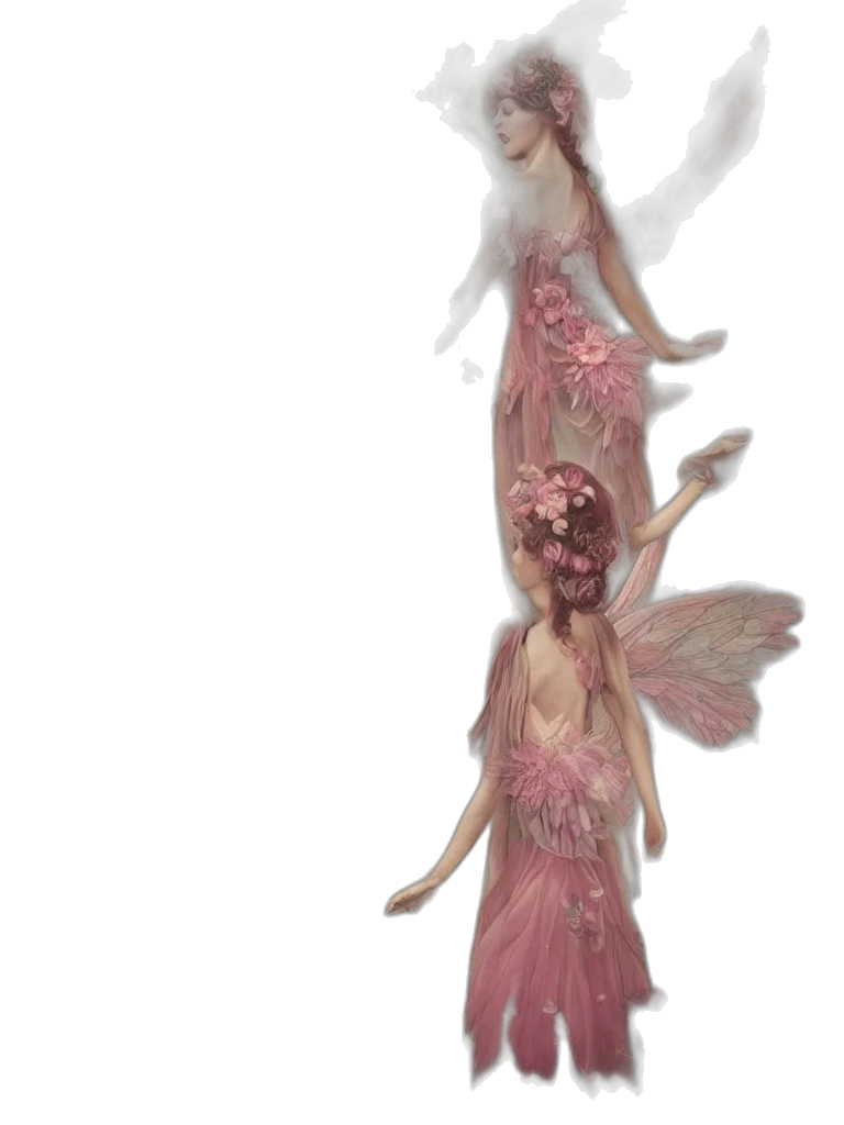 dress, creature, staff, concept art transparent PNG cut-out