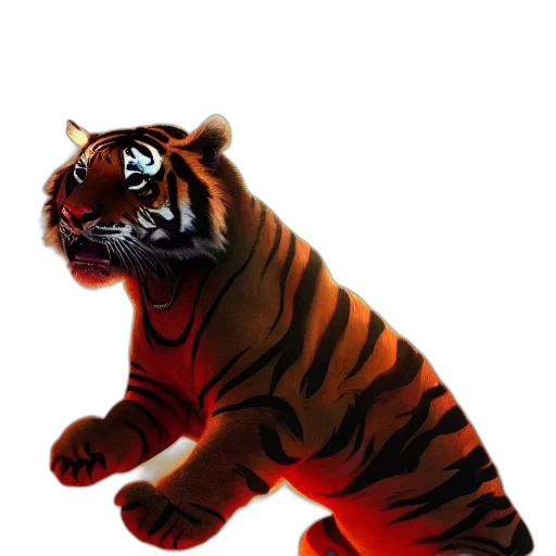 animal, creature, staff, 3d render transparent PNG cut-out