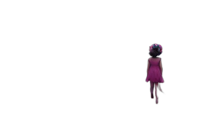 dress, robot, creature, staff transparent PNG cut-out