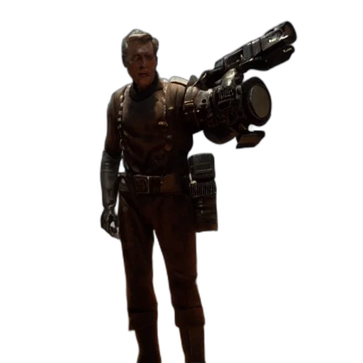 staff, weapon, robot, jacket transparent PNG cut-out