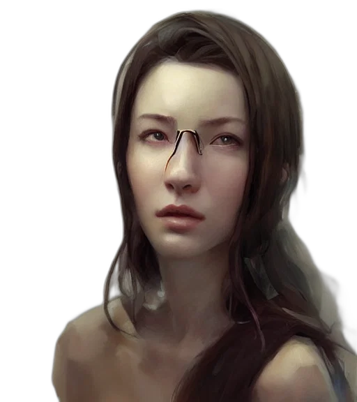 face, robot, photorealistic, fantasy art transparent PNG cut-out