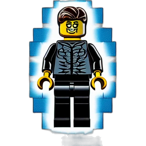 jacket, staff, face, 3d render transparent PNG cut-out