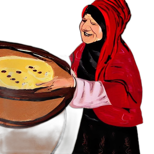 food, jewelry, face, oil painting transparent PNG cut-out