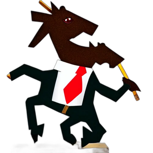 staff, animal, cartoon, concept art transparent PNG cut-out