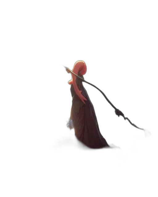 staff, weapon, sword, dress transparent PNG cut-out