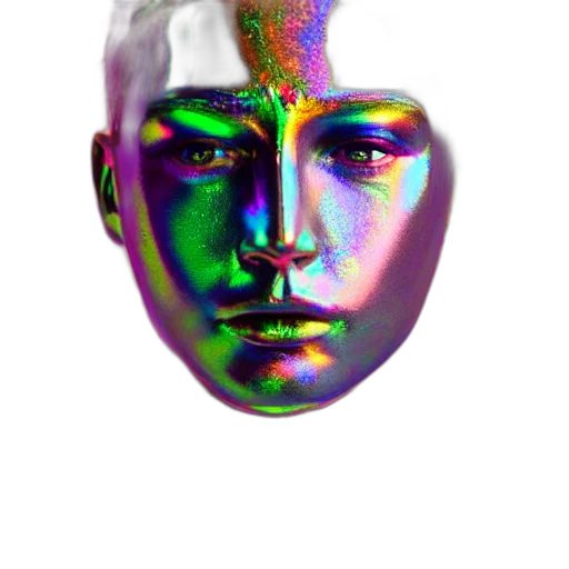 mask, face, robot, crown transparent PNG cut-out