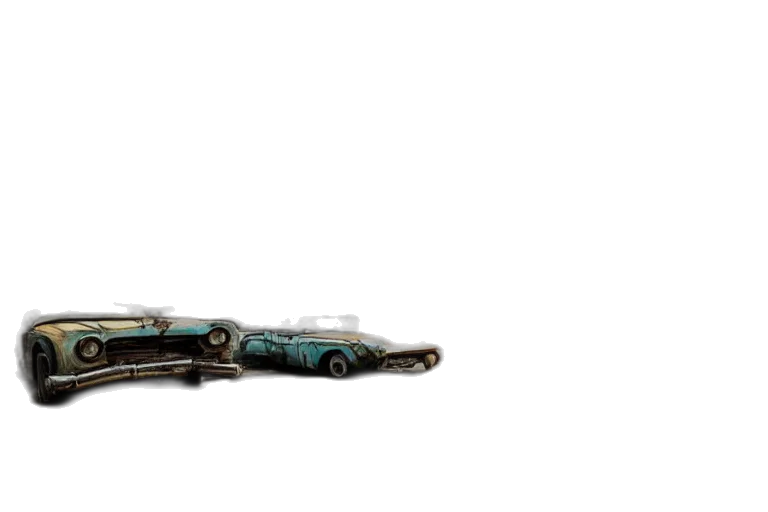 car, jewelry, weapon, 3d render transparent PNG cut-out