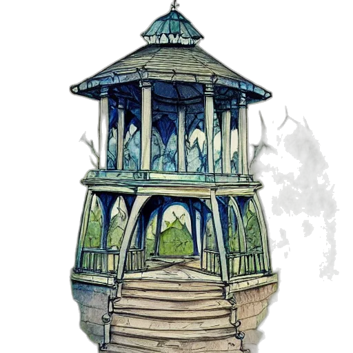 dress, furniture, crown, staff transparent PNG cut-out