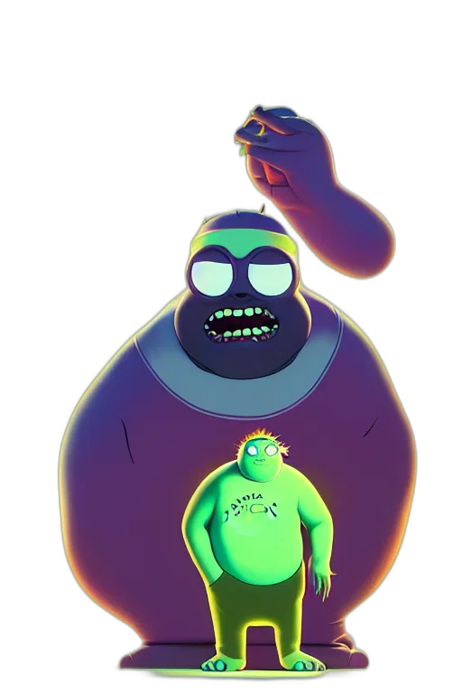 creature, staff, mask, robot transparent PNG cut-out