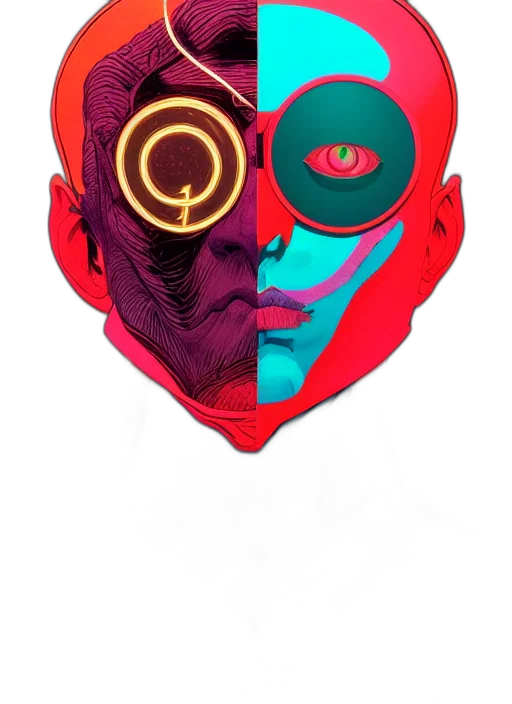 mask, face, robot, concept art transparent PNG cut-out