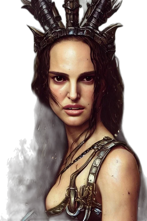 face, fantasy art, photorealistic, concept art transparent PNG cut-out