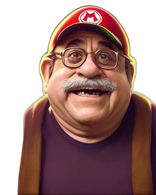 hat, staff, face, concept art transparent PNG cut-out