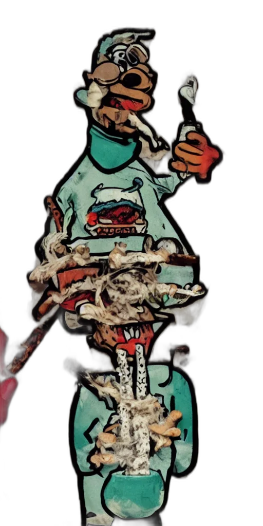 food, creature, staff, robot transparent PNG cut-out