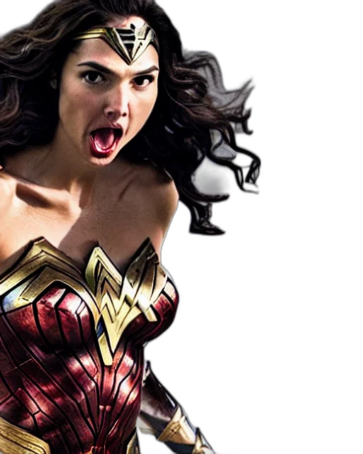 comic book art, photo, gal, gadot transparent PNG cut-out