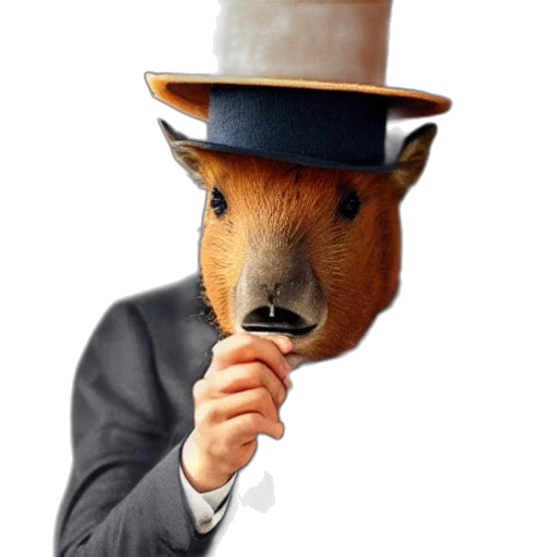 hat, staff, animal, mask transparent PNG cut-out