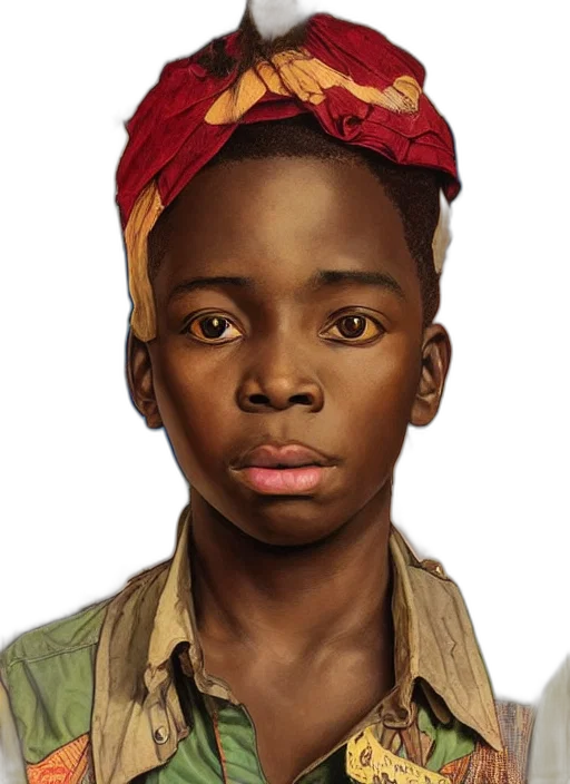 face, hat, photorealistic, concept art transparent PNG cut-out