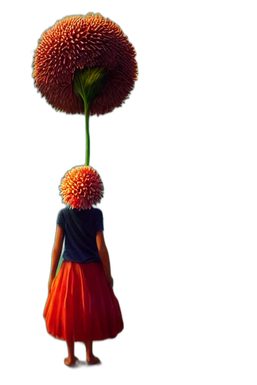 flower, umbrella, crown, dress transparent PNG cut-out