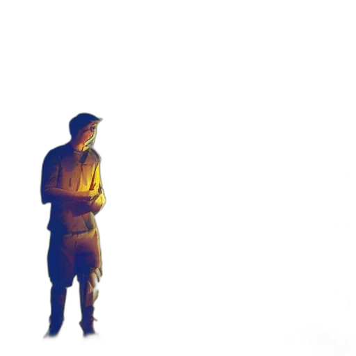 staff, jacket, sword, umbrella transparent PNG cut-out