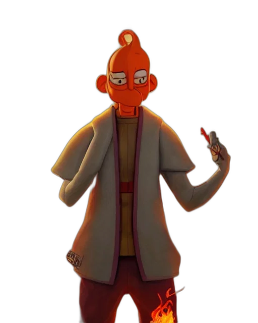 staff, jacket, mask, creature transparent PNG cut-out