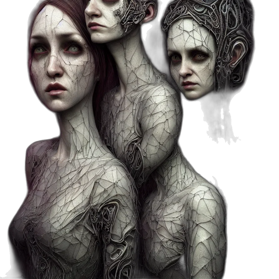 mask, face, creature, fantasy art transparent PNG cut-out