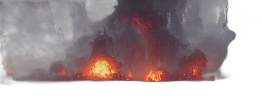 dragon, tree, sword, crown transparent PNG cut-out