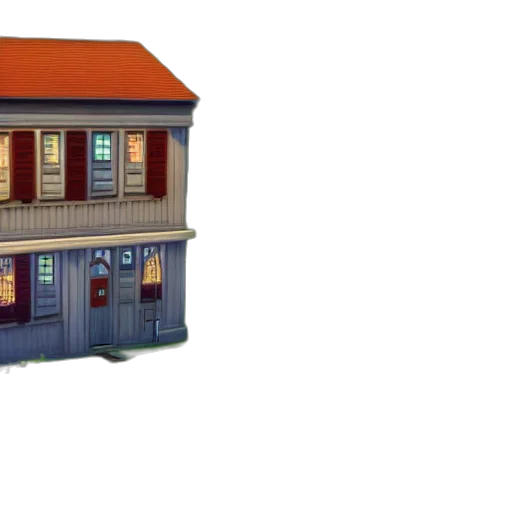 building, 3d render, concept art, photorealistic transparent PNG cut-out