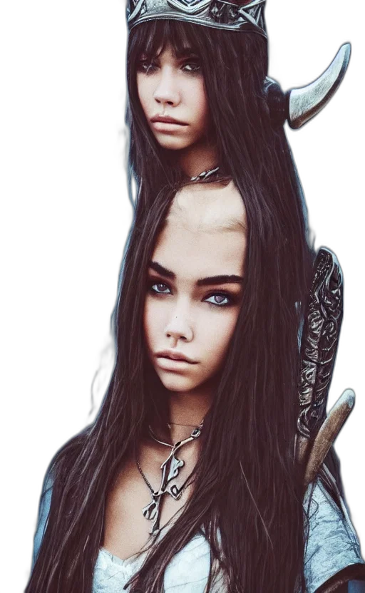 hair, jewelry, face, creature transparent PNG cut-out