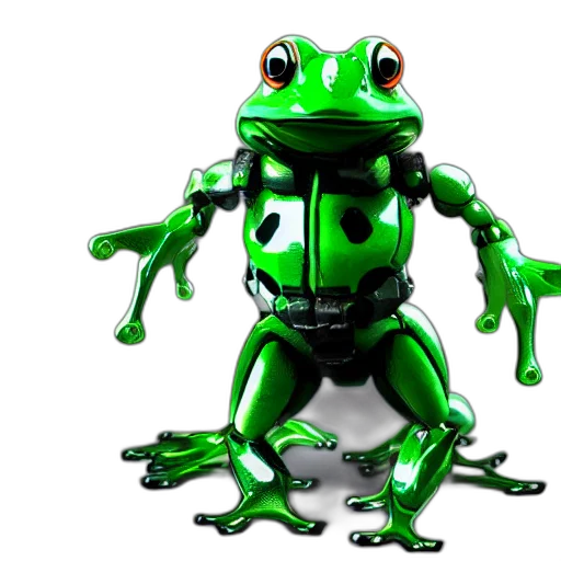 creature, animal, robot, 3d render transparent PNG cut-out