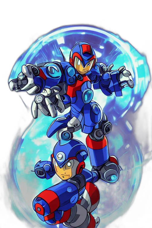 robot, weapon, concept art, pixel art transparent PNG cut-out