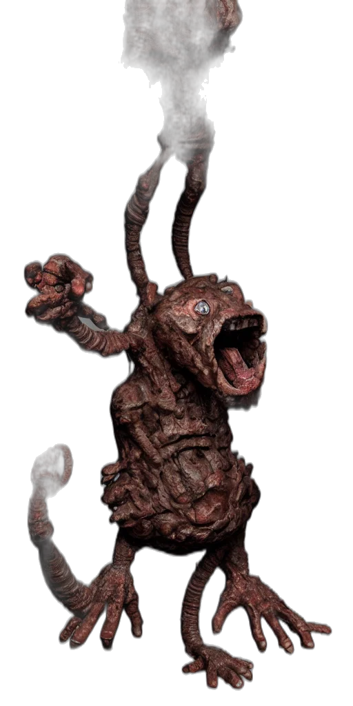 creature, dragon, staff, animal transparent PNG cut-out