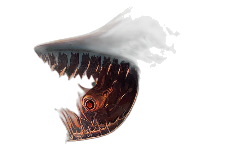 mask, dragon, creature, weapon transparent PNG cut-out