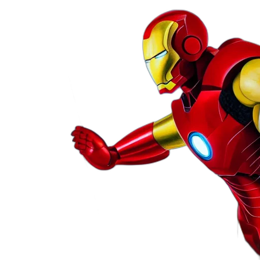 robot, 3d render, comic book art, concept art transparent PNG cut-out