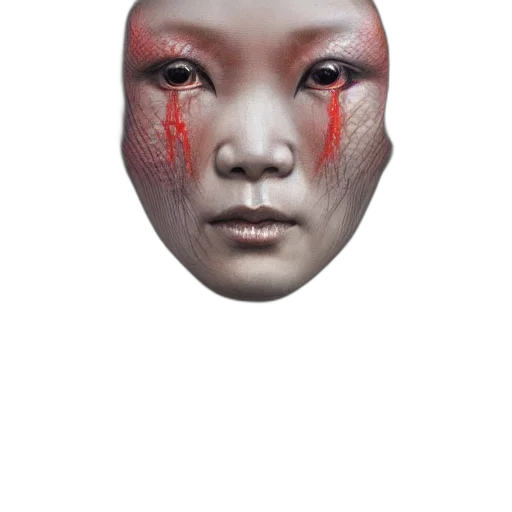 mask, face, creature, umbrella transparent PNG cut-out