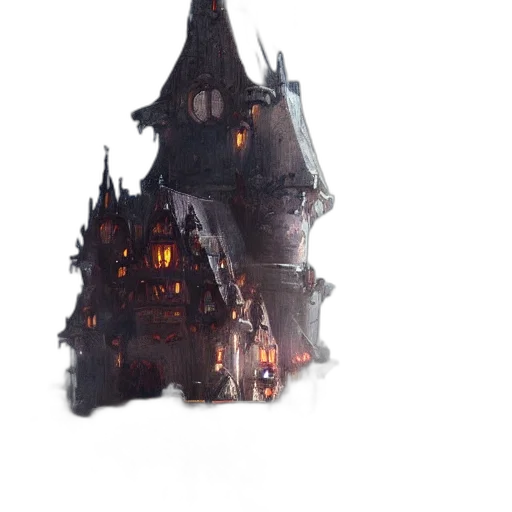 building, crown, mask, concept art transparent PNG cut-out