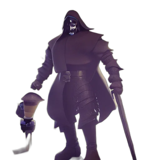 staff, mask, creature, weapon transparent PNG cut-out