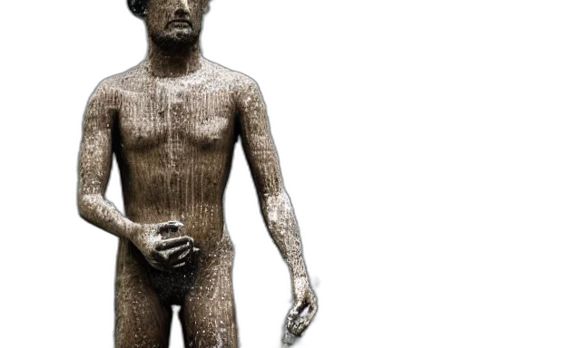 3d render, man, made, water transparent PNG cut-out