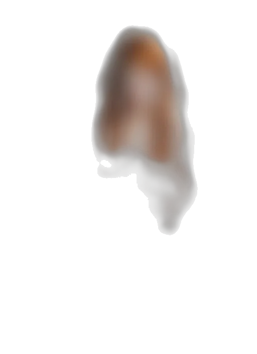 face, hair, mask, creature transparent PNG cut-out