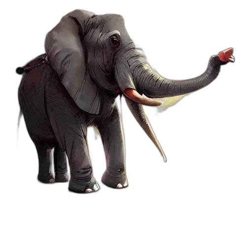 animal, creature, weapon, staff transparent PNG cut-out