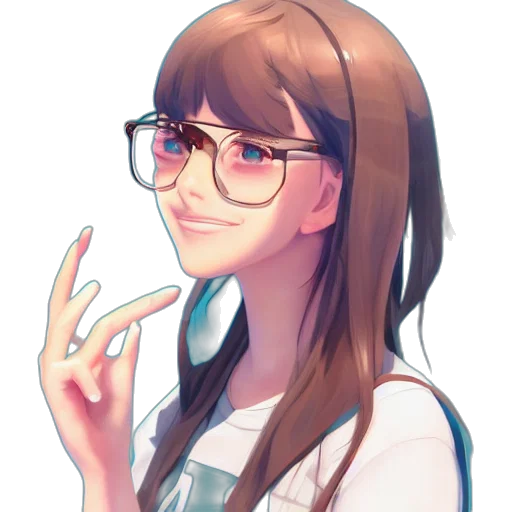 face, staff, anime, cartoon transparent PNG cut-out