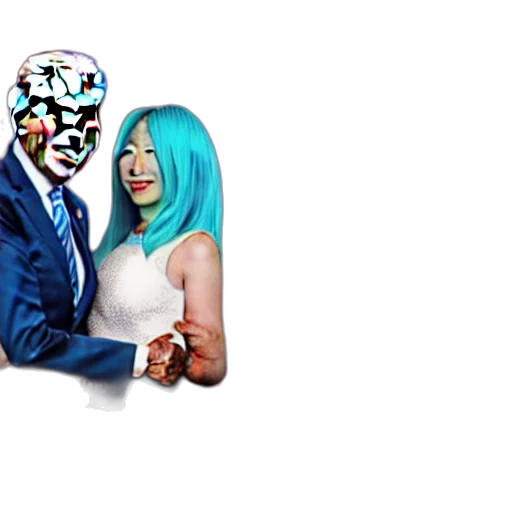 mask, robot, face, vaporwave transparent PNG cut-out