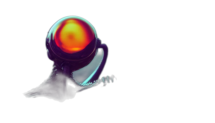 robot, mask, weapon, staff transparent PNG cut-out